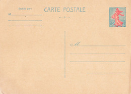 & France Entier Postal Neuf Type Semeuse De Piel 1960 N°1233-CP1 Cote 20€ - Standaardpostkaarten En TSC (Voor 1995)