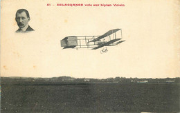 AVIATION  DELAGRANGE Vol Sur Biplan Voisin - Fliegertreffen