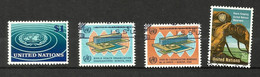 Nations Unies (N.Y) N°150 à 152, 155 Cote 4.15€ - Used Stamps