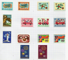 Nations Unies (N.Y) N°151 à 164 Cote 4.35€ - Used Stamps