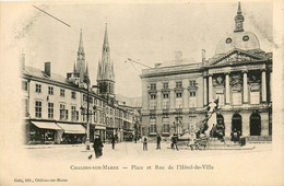 Place Et Rue De L'hôtel De Ville * Mairie - Châlons-sur-Marne