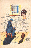 Carte Illustrateur Davin - La Prison - 7 Octobre 1918 - Zonder Classificatie