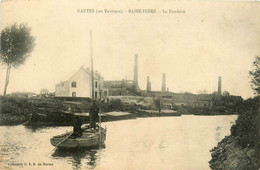 Basse Indre * Vue Sur La Fonderie * Péniche Batellerie * Usine Cheminée - Basse-Indre