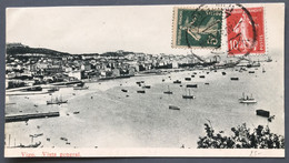 France N°137 Et 138 Sur CPA Poste Maritime, TAD Vigo, Pontevedra (Espagne) 20.4.1920 - Paquebot ASIE - (B3194) - Maritieme Post