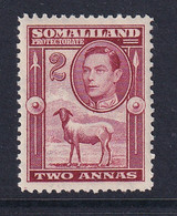 Somaliland Protectorate: 1938   KGVI (portrait To Left)    SG95     2a     MH - Somaliland (Protectoraat ...-1959)