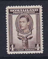 Somaliland Protectorate: 1938   KGVI (portrait To Left)    SG97     4a     MH - Somaliland (Herrschaft ...-1959)