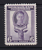 Somaliland Protectorate: 1942   KGVI (full Face)    SG110     6a     MH - Somaliland (Protectoraat ...-1959)