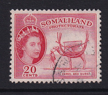 Somaliland Protectorate: 1953/58   QE II - Pictorial    SG140     20c    Used - Somaliland (Protectorat ...-1959)