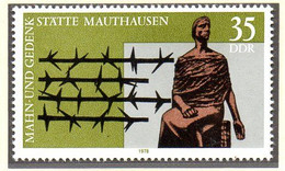 RDA. N°2024 De 1978. Camp De Mauthausen. - Guerre Mondiale (Seconde)