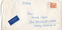 L55436 - Berlin - 1955 - 25Pfg. Bauten EF A. LpBf. BERLIN -> Bad Neustadt - Cartas & Documentos