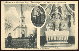 VASHIDEGKÚT /  Cankova 1910. Régi Képeslap, Egykörös Bélyegzéssel - Slovenia