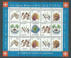 Wallis Et Futuna B. F. N° 17 XX " Le Salon Du Timbre 2004" Flore : Plantes Marines Le Bloc Sans Cha. TB - Blocks & Sheetlets