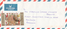 India Air Mail Cover Sent To Germany 2000 - Airmail