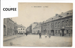 CPA 59 NORD 4 BERLAIMONT LA PLACE ( De La Mairie )  CPA COUPEE / LS EDITEUR HAUTMONT - Berlaimont