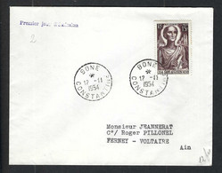 ALGERIE 1954: FDC - FDC