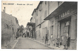 L100K077 - Mallemort - Grande Rue (2e Vue) - Animée, Tabac - Mallemort