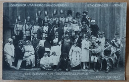 St. Georgen Im Attergau Deutscher Männergesangsverein Fasching 1923 Die Schlacht Im Teutoburgerwald - Altri
