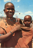 1971 Kenya - African Mother And Child Card To Belgium With Stamp Ostrich - Struisvogel - Kenya