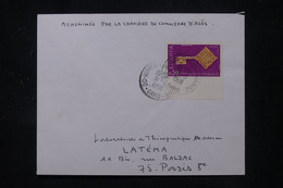 FRANCE - Enveloppe Acheminée Par La Chambre De Commerce D'Alés En 1968  ( Grêves Des PTT ) - L 111209 - Documents