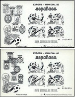 España Prueba De Lujo 004/5. Mundial 82. 1982 - Blocs & Hojas