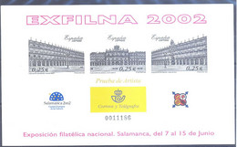 España Prueba De Lujo 078. Salamanca. 2002 - Blocs & Hojas