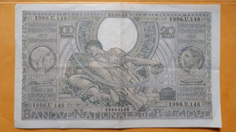 BELGIQUE/BELGIE MAGNIFIQUE 100 FR 20 BELGAS 23.09.35 FRANCK-STACQUET P-107a.3 - 100 Francs & 100 Francs-20 Belgas