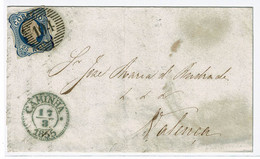 Portugal, 1855, # 6, Caminha-Valença - Briefe U. Dokumente