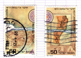 IL+ Israel 1987 Mi 1075-76 Jordan - Oblitérés (sans Tabs)