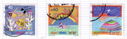 IL+ Israel 1989 Mi 1116-18 Tourismus - Oblitérés (sans Tabs)