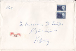 Denmark KØBENHAVNS PHILATELIST KLUB Registered Einschreiben Label KØBENHAVN 1963? Cover Brief Niels Bohr (Cz. Slania) - Storia Postale