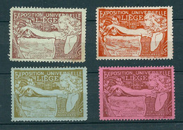 4 Vignette  Exposition Universelle De Liege 1905 - Altri