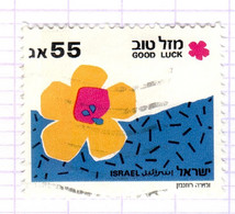 IL+ Israel 1990 Mi 1164 Viel Glück - Usados (sin Tab)
