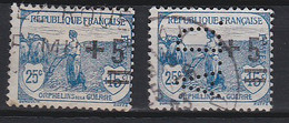 FRA0087 FRANCE Orphelins + 5c /25c+ 15 YvT165 2 Ex Dont 1 Perforé AD  (O) Used - Unclassified
