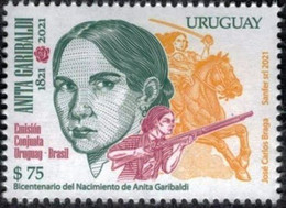 Uruguay 2021 ** Anita Garibaldi Between History And Myth. Revolutionary. Brazil - Uruguay - Italy. - Uruguay