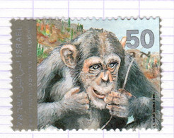 IL+ Israel 1992 Mi 1242 Chimpanse - Used Stamps (without Tabs)