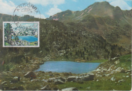 Carte  Maximum   ANDORRE    Lac  De   PESSONS    1972 - Otros & Sin Clasificación