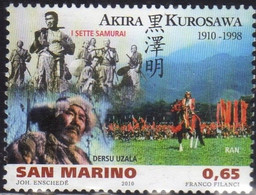 San Marino, 2010, MI 2458, Great Artists, Akira Kurosawa, Film Director, 1v Out Of Set, MNH - Cinema