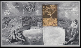 España Prueba De Lujo 118. El Greco. 2015. Sello De Oro - Blocs & Hojas