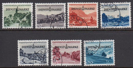 1947. LIECHTENSTEIN. Complete Set Officials With 7 Stamps Overprinted DIENSTMARKE. B... (Michel Dienst 28-34) - JF511543 - Service