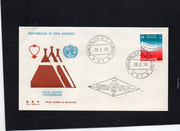 MEN - 1978 San Marino - Lotta Contro L'ipertensione - FDC