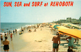 Delaware Rehoboth Beach Greetings With Beach Scene - Altri & Non Classificati