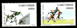 (120) Cape Verde  2002 / Sport / Football / Soccer / Fußball / Rare ** / Mnh  Michel 807-08 - Cap Vert