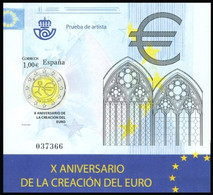 España Prueba De Lujo 098. Euro. 2009 - Blocs & Hojas