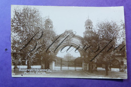 Bucaresti  Intrarea Parcul Park Carol (Construit Pour L'expo International 1906) Carte Photo RPPC Agfa - Rumania