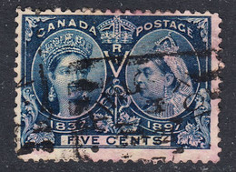 Canada 1897 Jubilee, Cancelled, Sc# ,SG 128 - Used Stamps