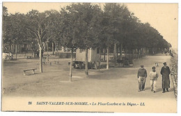 SAINT VALERY SUR SOMME - La Place Courbet Et La Digue - Saint Valery Sur Somme