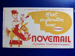 BUVARD PUBLICITAIRE  NOVEMAIL - Paints