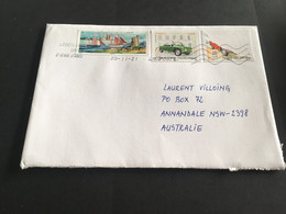 (4 C 26) Letter Posted From France To Australia (during COVID-19 Pandemic) 03-11-2021 - Lettres & Documents