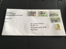 (4 C 26) Letter Posted From France To Australia (during COVID-19 Pandemic) 11-2021 - Cartas & Documentos
