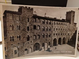 Cartolina Volterra Prov Pisa Piazza Dei Priori 1949 - Pisa